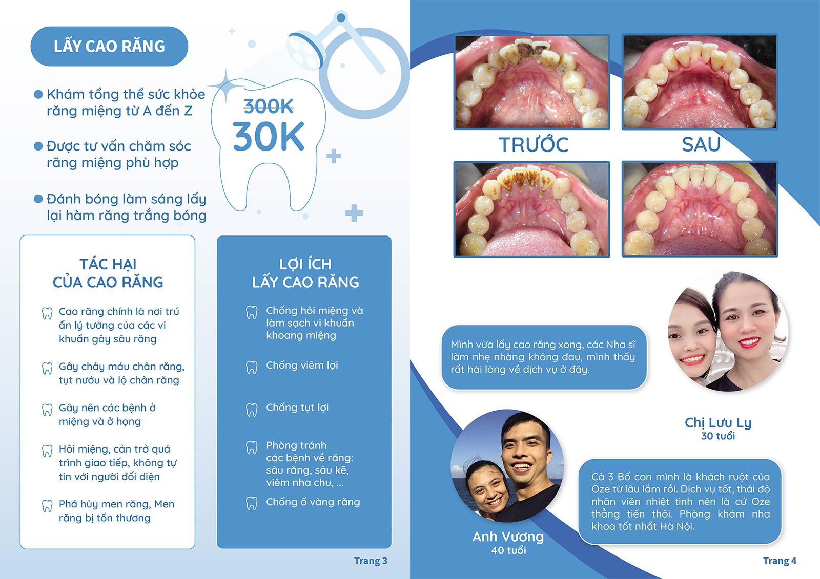 Lấy cao răng CỰC SỐC giá 30.000 đồng và cảm nhận của khách hàng trải nghiệm dịch vụ.