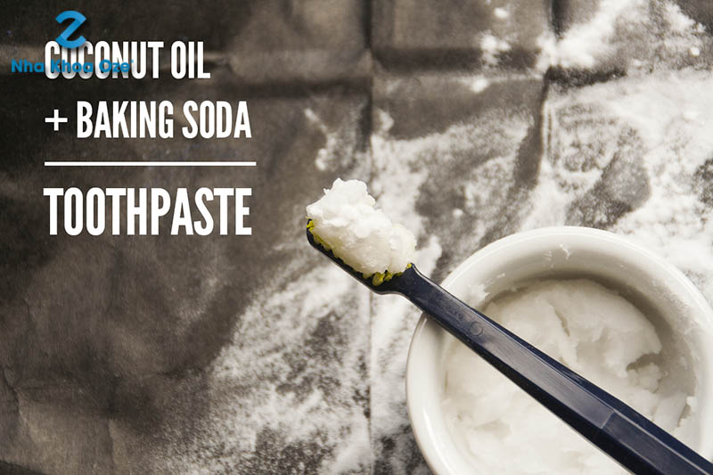 Dùng Baking Soda kết hợp với dầu dừa để lấy cao răng