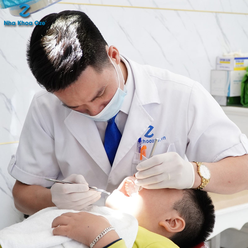 Điều trị cao răng cho trẻ nhỏ