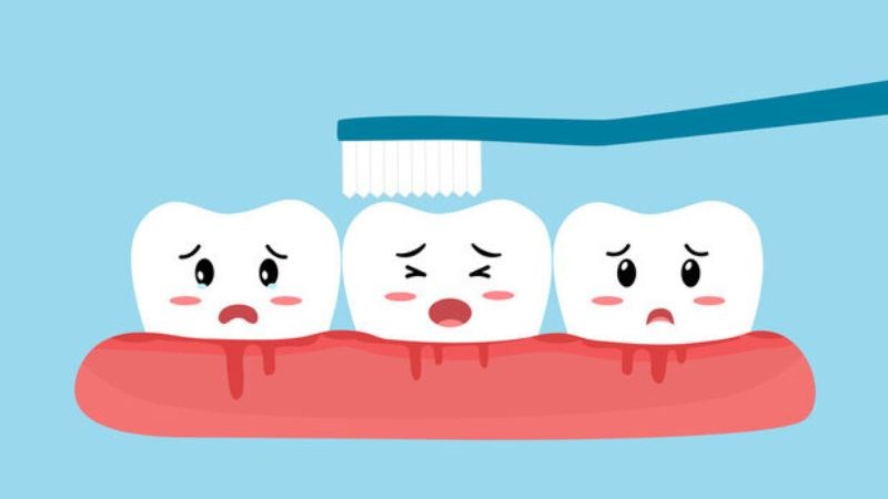 Lựa chọn đầu bàn chải sai có thể gây chảy máu chân răng