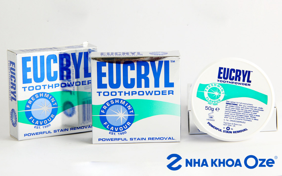 Bột trắng răng Eucryl – Sản phẩm bổ biến nhất