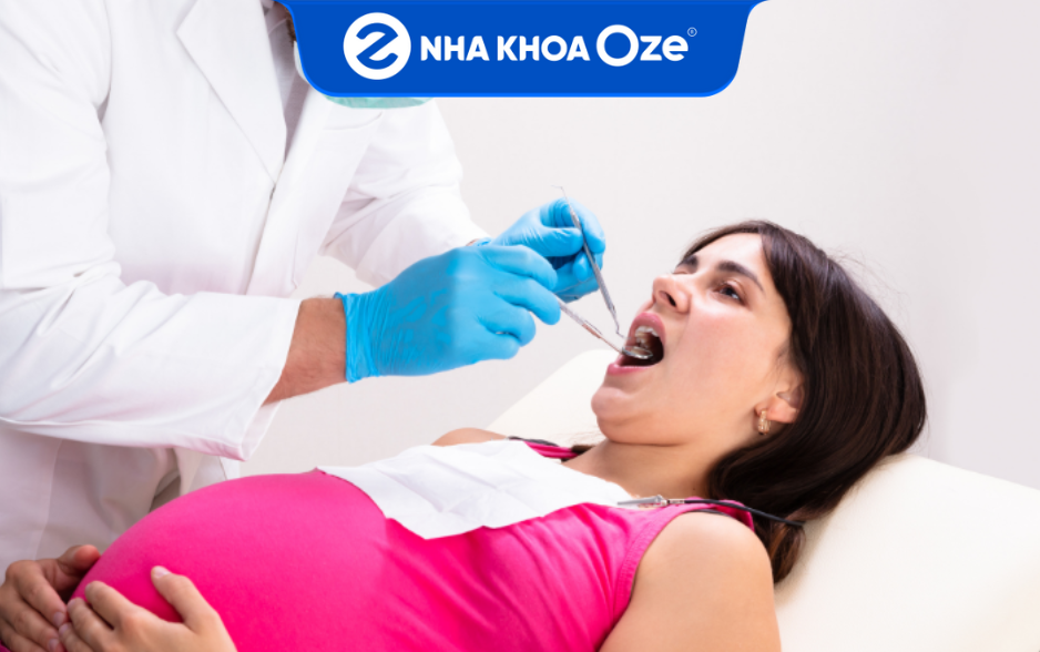 Phụ nữ mang bầu từ tháng thứ 4 đến tháng thứ 6 vẫn có thể lấy cao răng