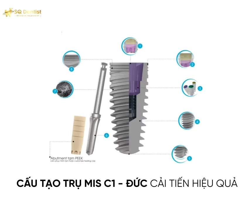 Trụ Implant Mis (Đức)