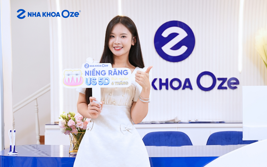Kết quả thực tế của khách hàng niềng răng trong suốt tại Sóc Sơn tại Oze