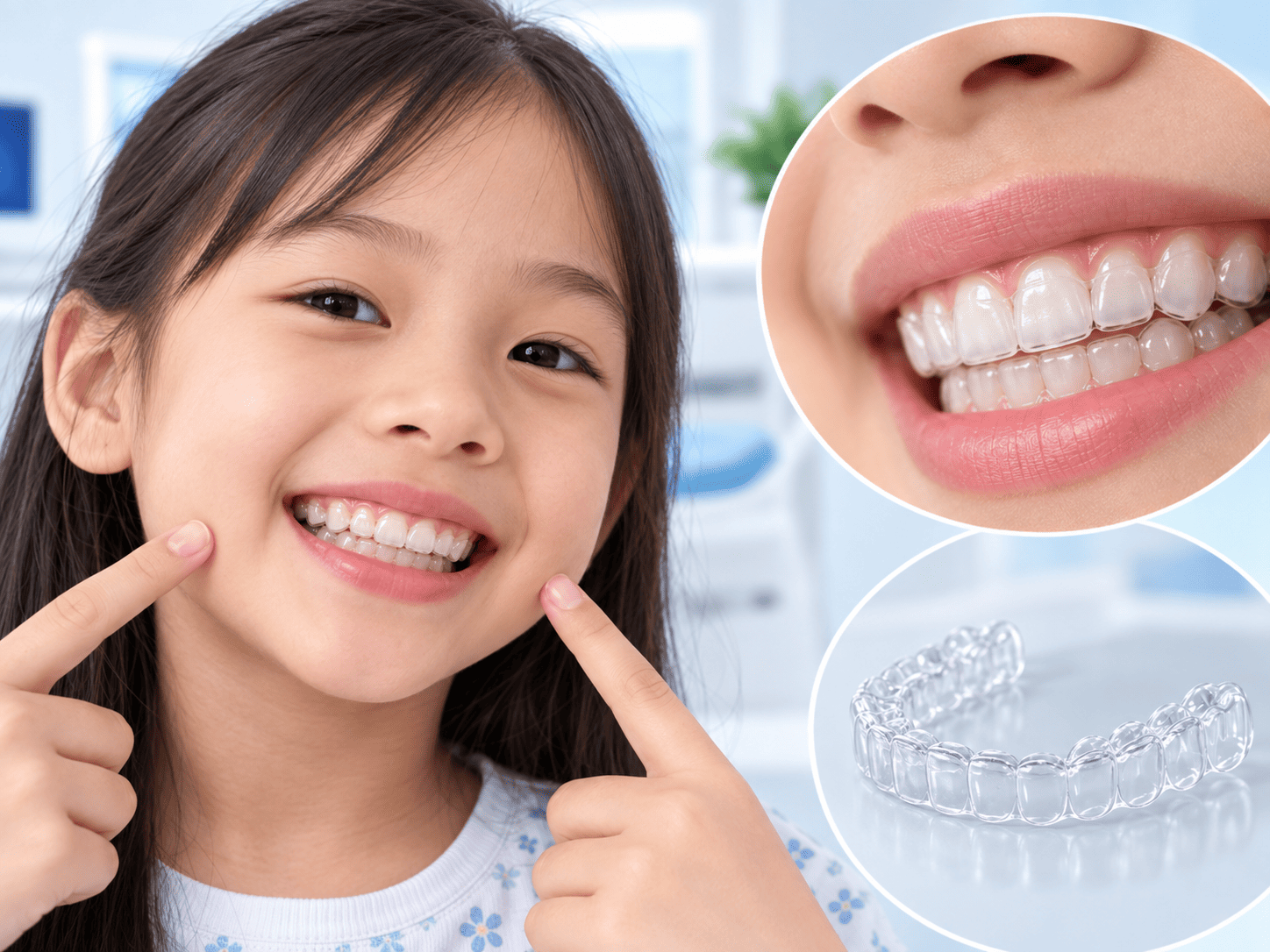 Niềng răng khay trong cho trẻ em