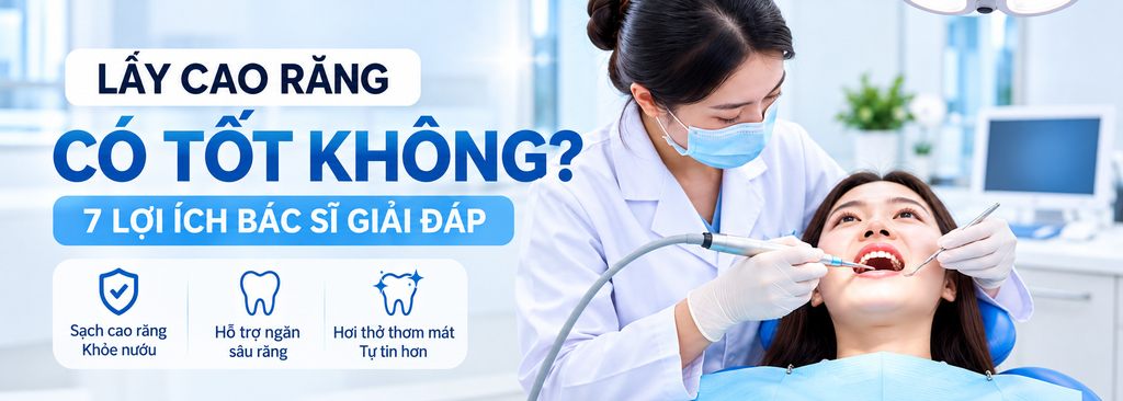 7 lợi ích của việc lấy cao răng định kỳ đối với sức khỏe răng miệng