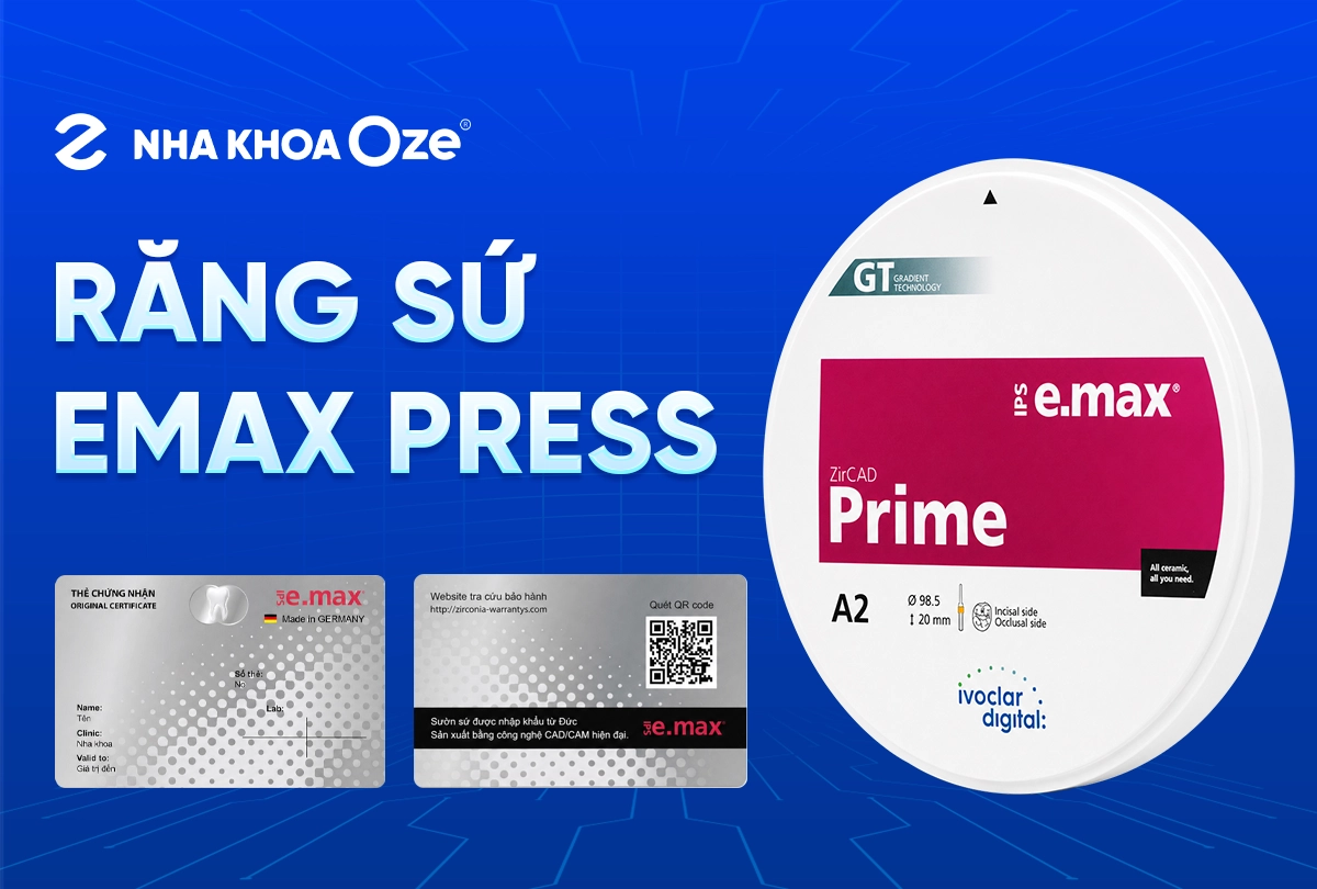 Răng sứ Emax Press